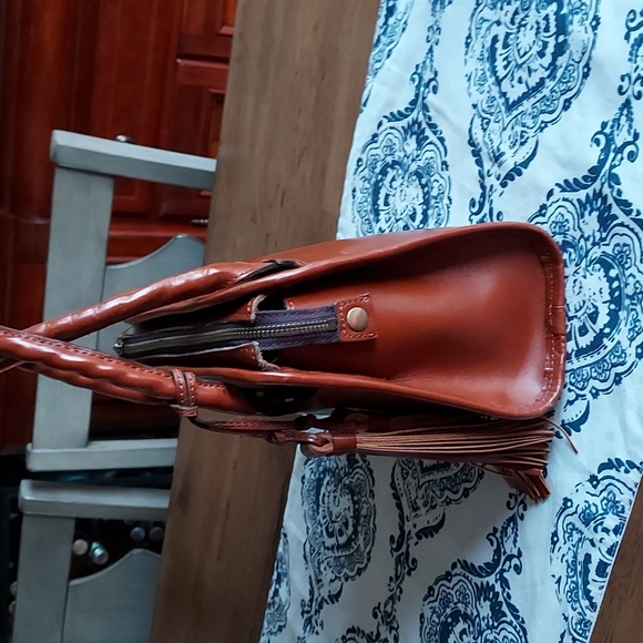 Patricia Nash Leather Small Satchel, Vintage - Picture 6 of 16